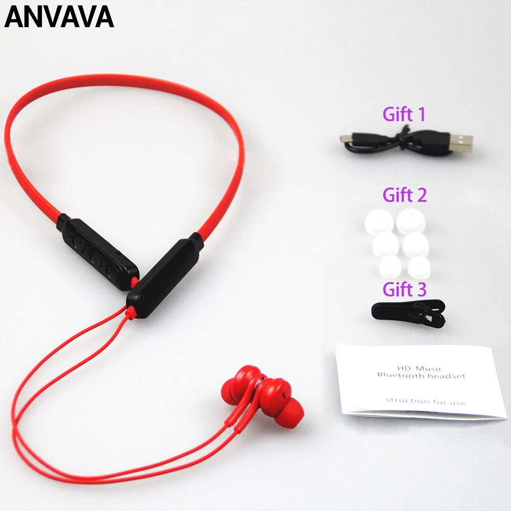 Беспроводные Hi-Fi наушники ANVAVA стереонаушники Bluetooth мини-гарнитура с басами