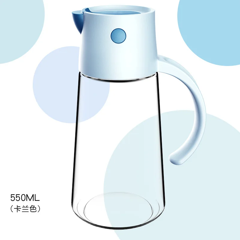 550/650ml Glass Oil Bottle Cooking Seasoning Bottle Oil Tank Household Soy Sauce Wine Vinegar Container Creative Kitchen Tools
550/650ml Glass Oil Bottle Cooking Seasoning Bottle Oil Tank Household Soy Sauce Wine Vinegar Container Creative Kitchen Tools