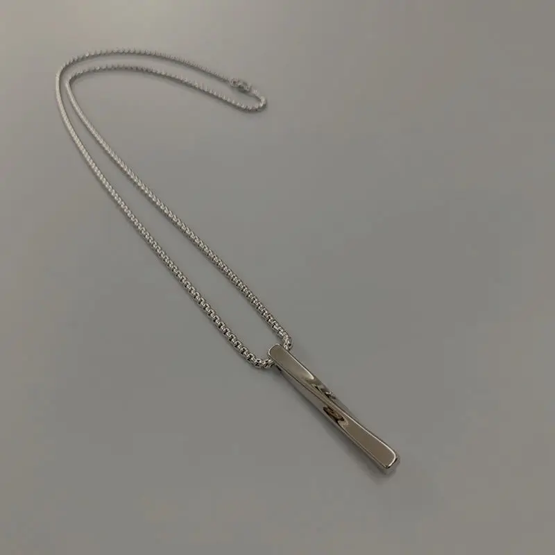Original Spiral Long Necklace Men's Trendy And Hip Hop Pendant For Men And Women Minimalist Style Men's Titanium Steel Chain
Original Spiral Long Necklace Men's Trendy And Hip Hop Pendant For Men And Women Minimalist Style Men's Titanium Steel Chain