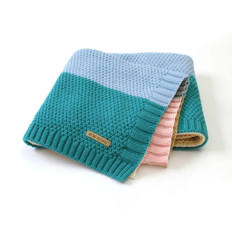 Baby Blankets Soft Infant Swaddle Wrap Quilts Knitted Newborn Bebes Stroller Bedding Sleep Covers 100*80cm Children Accessories
Baby Blankets Soft Infant Swaddle Wrap Quilts Knitted Newborn Bebes Stroller Bedding Sleep Covers 100*80cm Children Accessories