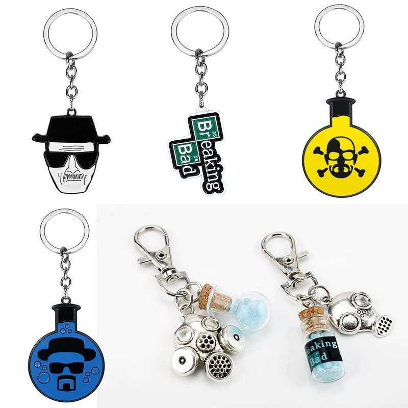 AMC TV Jewelry Breaking Bad Keychain Chemical Element Pendant Key Chains Family Key Holder Never Give Up Trinket
AMC TV Jewelry Breaking Bad Keychain Chemical Element Pendant Key Chains Family Key Holder Never Give Up Trinket