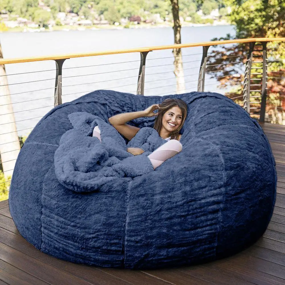 7-Foot Bean Bag Chair Furry Fur Cover Machine Washable Big Size Sofa and Giant Lounger Furniture Cover only
7-Foot Bean Bag Chair Furry Fur Cover Machine Washable Big Size Sofa and Giant Lounger Furniture Cover only