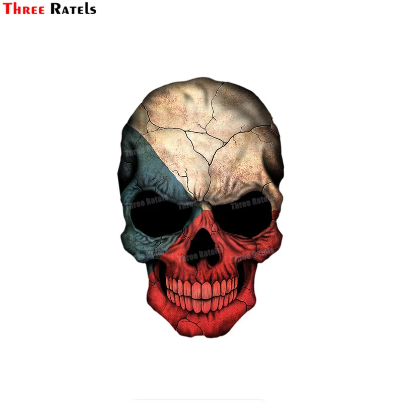 Three Ratels A198 Dark Czech Flag Skull Jeff Bartels For Funny Car Stickers Auto Accessories Personalized Creative Scratch Decal
Three Ratels A198 Dark Czech Flag Skull Jeff Bartels For Funny Car Stickers Auto Accessories Personalized Creative Scratch Decal