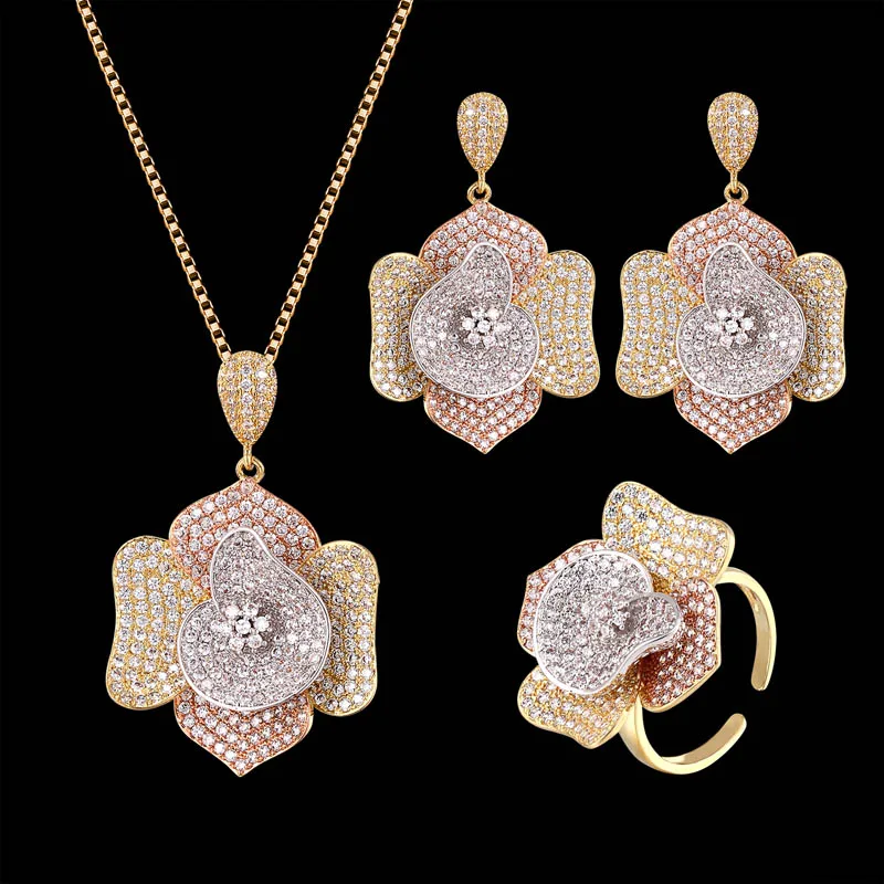 Zlxgirl jewelry Classic mixed plated Copper Necklace Earrings Ring Jewelry Sets for Wedding Party Costume Accessories Gifts
Zlxgirl jewelry Classic mixed plated Copper Necklace Earrings Ring Jewelry Sets for Wedding Party Costume Accessories Gifts