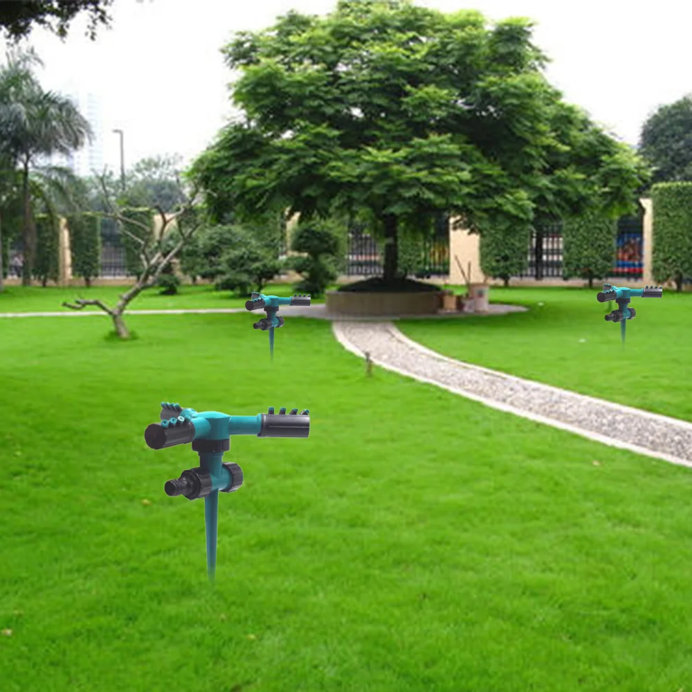 Lawn Water Spray System Garden Sprinkler Rotating Adjustable Design For Yard 3 Arms Nozzles 360 Degree Watering Sprinklers
Lawn Water Spray System Garden Sprinkler Rotating Adjustable Design For Yard 3 Arms Nozzles 360 Degree Watering Sprinklers