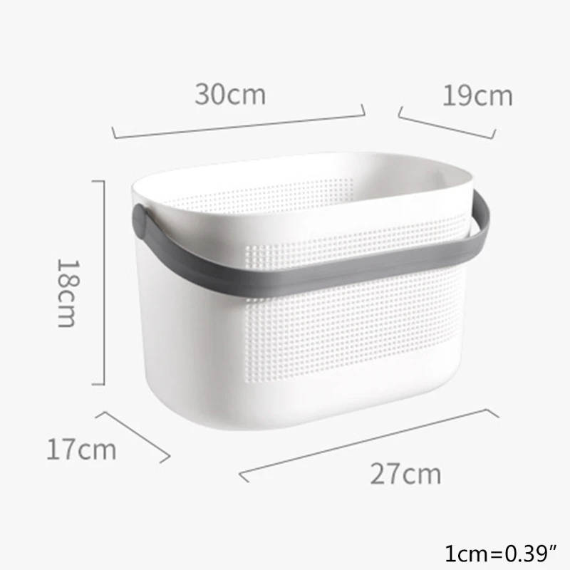 Plastic Storage Basket with Handle Shower Caddy Bins Shampoo Conditioner Organizer for Bathroom Kitchen Dorm Room 85DB
Plastic Storage Basket with Handle Shower Caddy Bins Shampoo Conditioner Organizer for Bathroom Kitchen Dorm Room 85DB