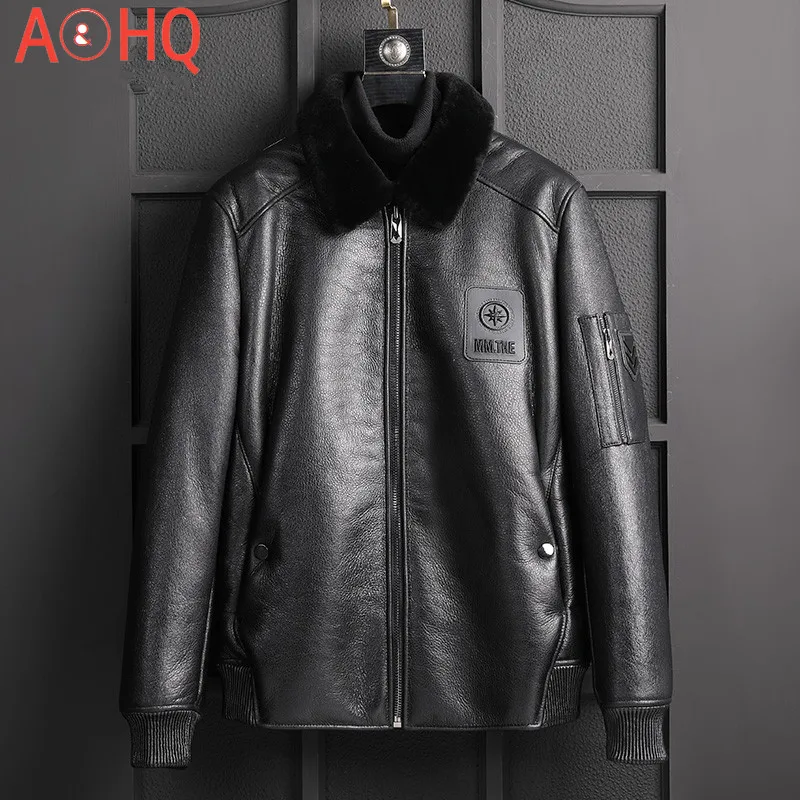 2021 genuine sheep shearling leather jacket men clothing winter jackets men's motorcycle parka ropa de hombre LXR1001
2021 genuine sheep shearling leather jacket men clothing winter jackets men's motorcycle parka ropa de hombre LXR1001