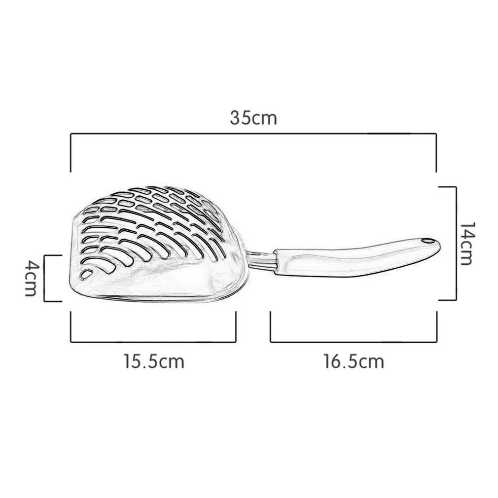 Large Metal Cat Litter Scoop Aluminum Alloy Pet Kitty Litter Scoop Durable Grip Sift Kitty Dog Pooper Scooper with Long Handle
Large Metal Cat Litter Scoop Aluminum Alloy Pet Kitty Litter Scoop Durable Grip Sift Kitty Dog Pooper Scooper with Long Handle