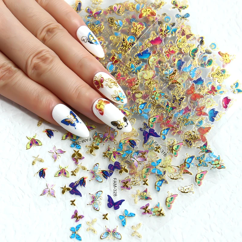 30pcs/Set Eye Series Butterfly Nail Sticker Slider Self Adhesive Brand Designs Sticker Manicure Foil Decals Nail Art Decorations
30pcs/Set Eye Series Butterfly Nail Sticker Slider Self Adhesive Brand Designs Sticker Manicure Foil Decals Nail Art Decorations