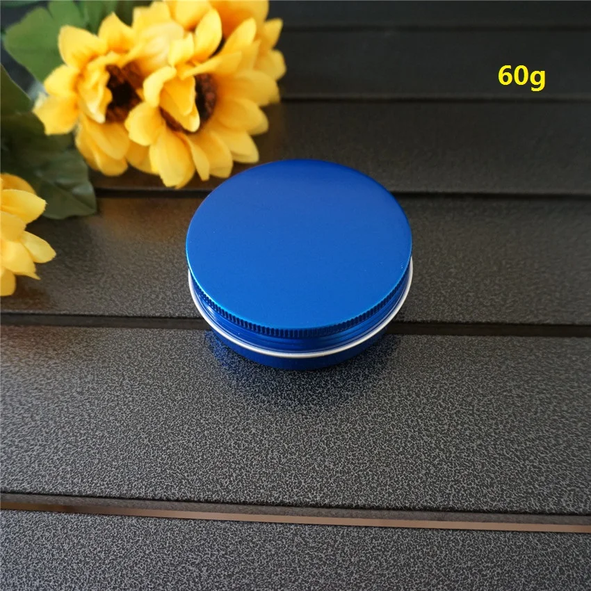 60g 68*25mm Round Aluminum Box Metal Tin Cans Cosmetic Cream DIY Portable Jar Tea Aluminum Pot Cosmetic Empty Blue Container
60g 68*25mm Round Aluminum Box Metal Tin Cans Cosmetic Cream DIY Portable Jar Tea Aluminum Pot Cosmetic Empty Blue Container