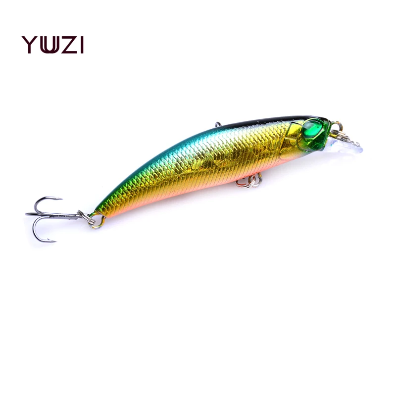 1 шт. жесткая приманка YUZI Minnow 65 мм для ловли форели пресноводные басы WobblersB 3D глаза