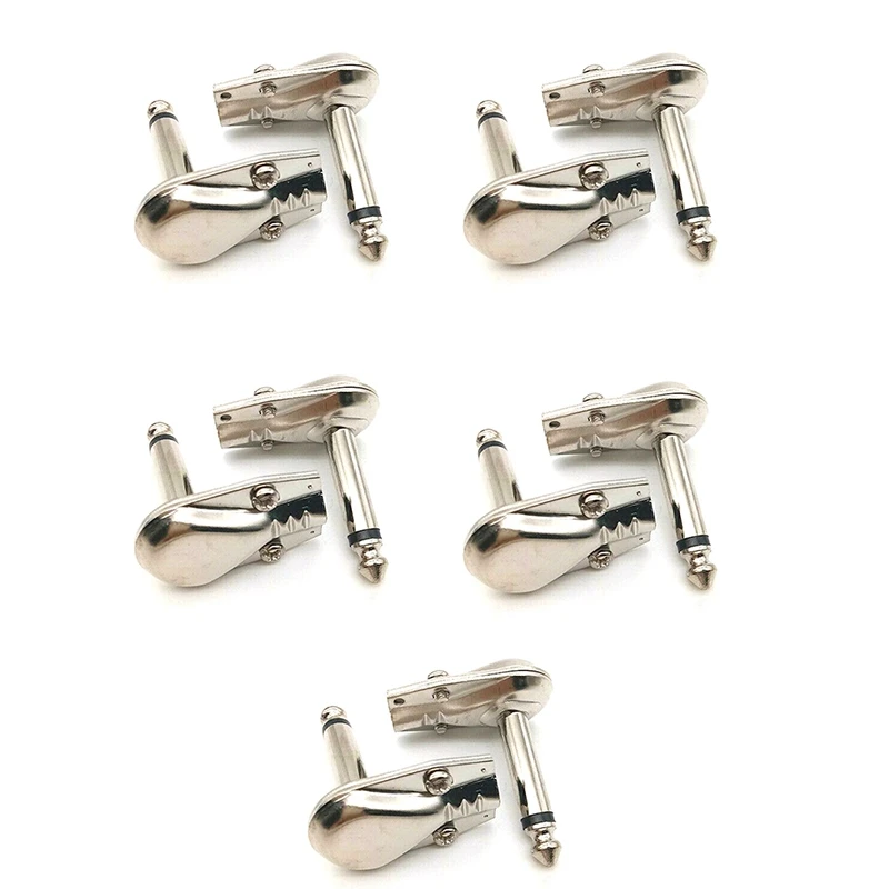 1/4 Inch Right Angle Plugs TS Mono Flat Low Style For Speaker Cables, Patch Cables 1/4 Inch Phono 6.3Mm Phone Plug - 10 Pack
1/4 Inch Right Angle Plugs TS Mono Flat Low Style For Speaker Cables, Patch Cables 1/4 Inch Phono 6.3Mm Phone Plug - 10 Pack