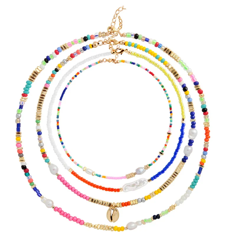 Colorful Bead Necklaces for Women Baroque Pearl Choker Necklace Beach Holiday Style Girly Heart Neck Accessories Wholesale
Colorful Bead Necklaces for Women Baroque Pearl Choker Necklace Beach Holiday Style Girly Heart Neck Accessories Wholesale