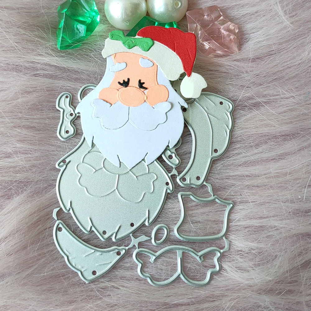 New Santa Claus metal cutting die mould scrapbook decoration embossed photo album decoration card making DIY handicrafts
New Santa Claus metal cutting die mould scrapbook decoration embossed photo album decoration card making DIY handicrafts