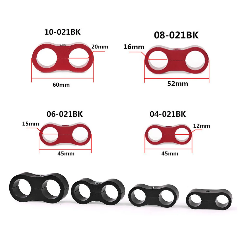 Universal AN4 AN6 AN8 AN10 Billet Oil Fuel Water Hose Tube Seprator Divider Clamp for Braided Hose Aluminum Line Adapter Bracket
Universal AN4 AN6 AN8 AN10 Billet Oil Fuel Water Hose Tube Seprator Divider Clamp for Braided Hose Aluminum Line Adapter Bracket
