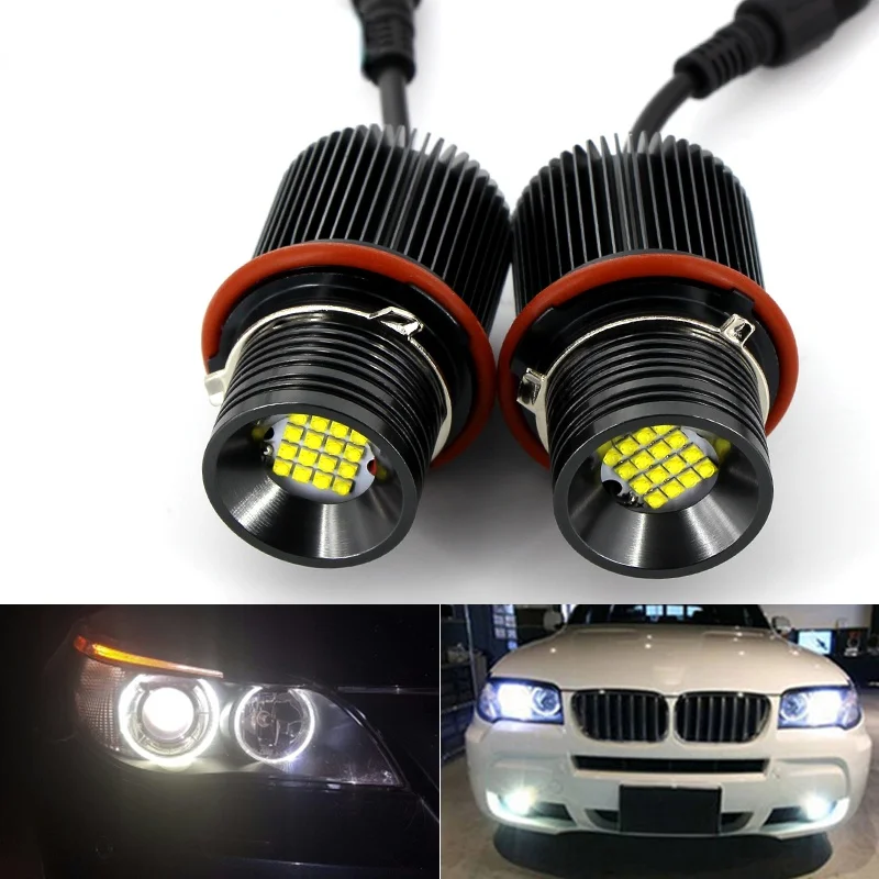 2pcs canbus White Angle Eyes LED Marker HALO Ring Light Bulb for E39 E53 X5 E60 E61 E63 E64 E65 E66 E83 X3 Super Bright
2pcs canbus White Angle Eyes LED Marker HALO Ring Light Bulb for E39 E53 X5 E60 E61 E63 E64 E65 E66 E83 X3 Super Bright