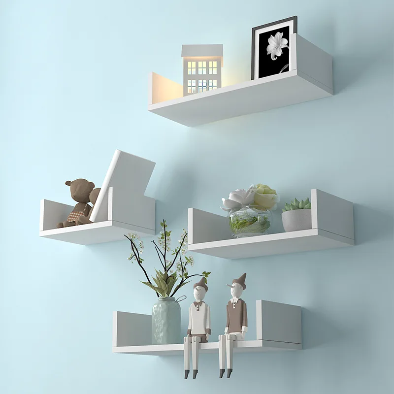 Modern minimalist wall bookshelf shelf U-shaped partition living room bedroom wall decoration shelf creative wall hanging 
Modern minimalist wall bookshelf shelf U-shaped partition living room bedroom wall decoration shelf creative wall hanging