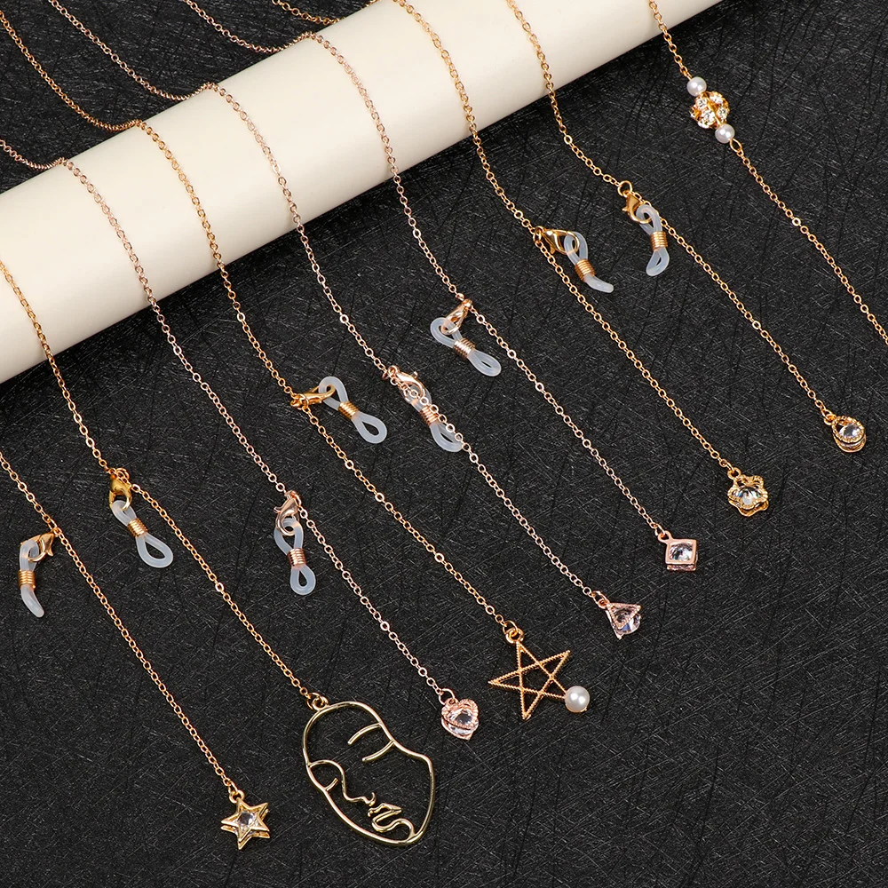 1pc Silver Glasses Chain Necklace Sunglasses Lanyard Non-slip Reading Glasses Holder Strap Fashion Eyewear Accessories 2022
1pc Silver Glasses Chain Necklace Sunglasses Lanyard Non-slip Reading Glasses Holder Strap Fashion Eyewear Accessories 2022