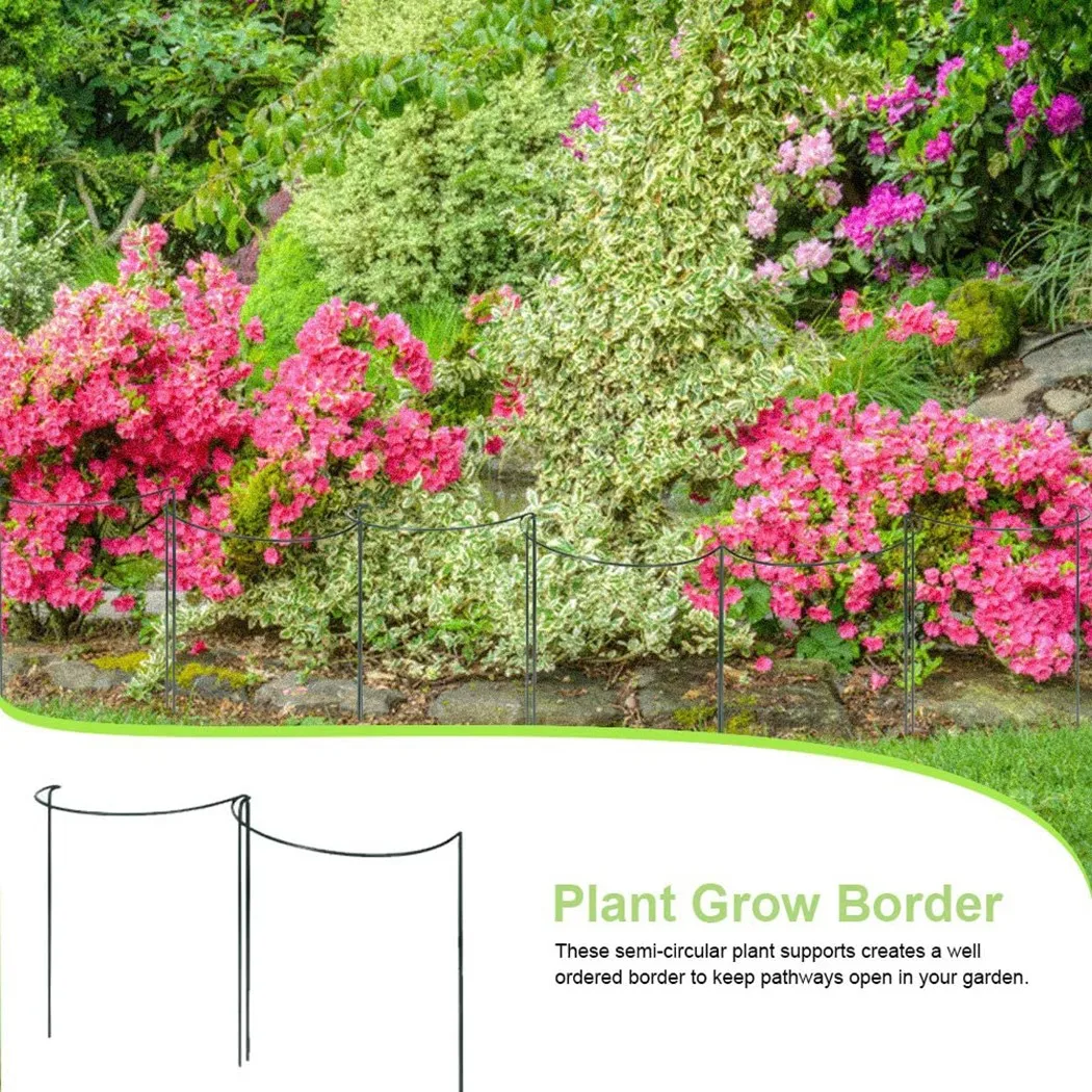 10PCS Half Round Garden Plant Supports Half Round Metal Garden Bow Plant Supports For Peonies Hydrangea Roses Shade
10PCS Half Round Garden Plant Supports Half Round Metal Garden Bow Plant Supports For Peonies Hydrangea Roses Shade