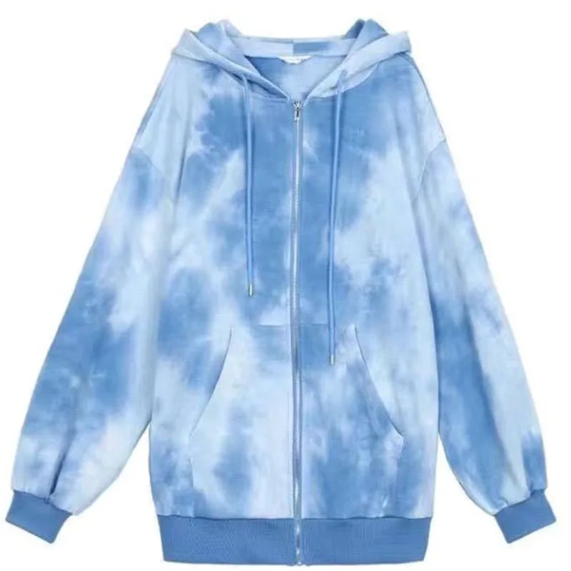 Худи женское средней длины на молнии, Модный свитшот с принтом Tie Dye, уличная одежда, свободный крой, осень
Худи женское средней длины на молнии, Модный свитшот с принтом Tie Dye, уличная одежда, свободный крой, осень