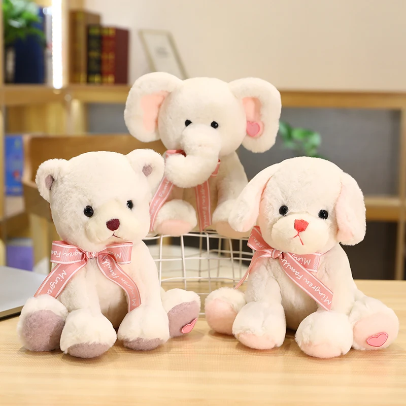 25CM Soft And Cute Elephant Bear Puppy Series Plush Toy Animal Stuffed Doll Baby Soothing Toy Girlfriend Birthday Christmas Gift
25CM Soft And Cute Elephant Bear Puppy Series Plush Toy Animal Stuffed Doll Baby Soothing Toy Girlfriend Birthday Christmas Gift