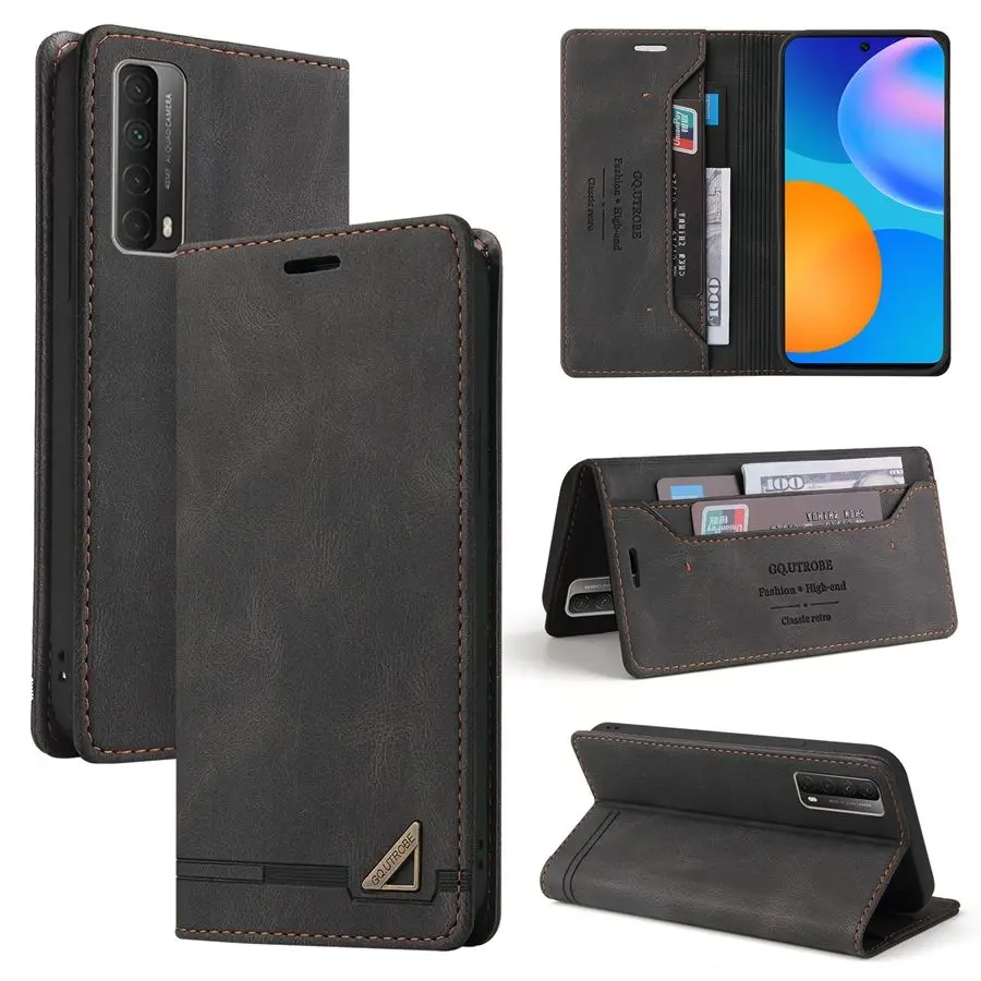 Leather Flip Phone Case For Huawei P40 30 20 Pro Lite PSMART2019 2020 2021 Card Slot Solid Color Lens Protection Fold Back Cover
Leather Flip Phone Case For Huawei P40 30 20 Pro Lite PSMART2019 2020 2021 Card Slot Solid Color Lens Protection Fold Back Cover