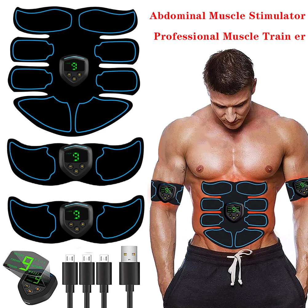 USB Intelligent Digital Display 8 Pieces Of Unisex Abdominal Muscle Stickers Fitness Fitness Stickers Ems Fitness Trainer Belt
USB Intelligent Digital Display 8 Pieces Of Unisex Abdominal Muscle Stickers Fitness Fitness Stickers Ems Fitness Trainer Belt
