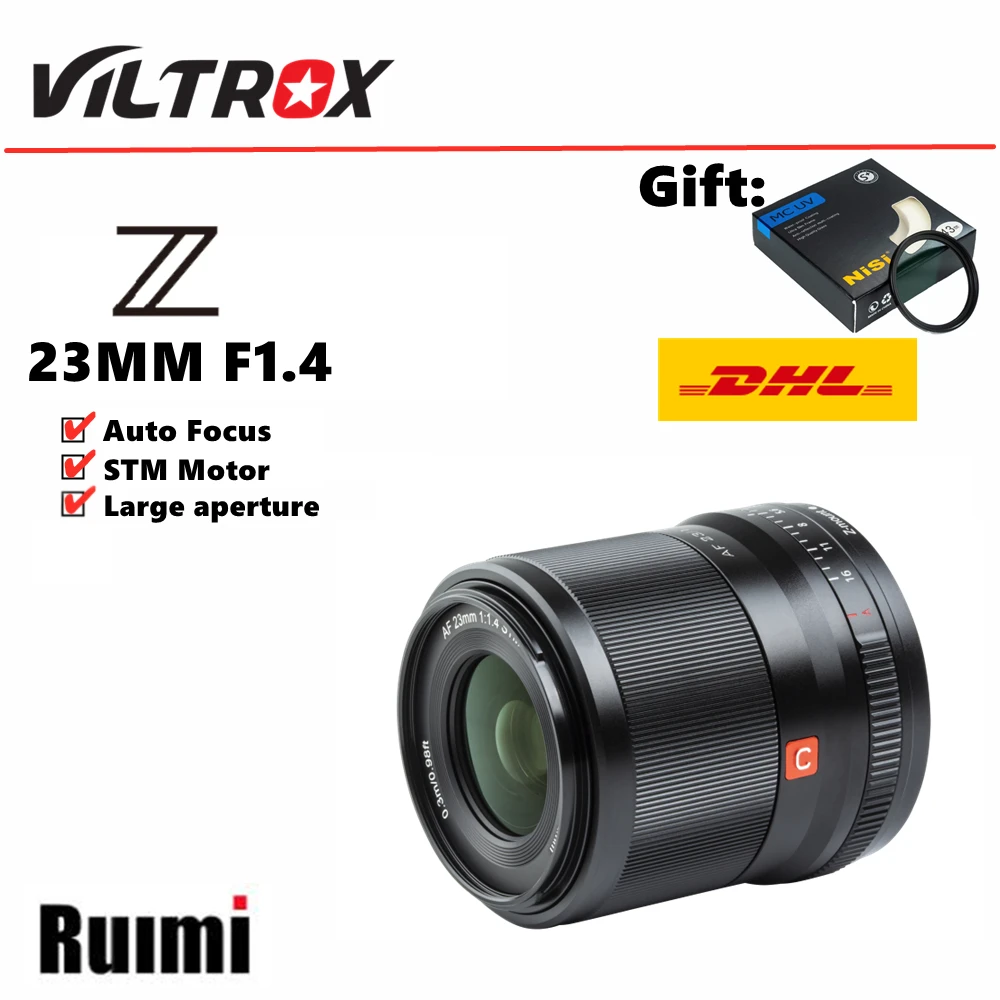 Портретный объектив Viltrox 23 мм f1.4 с автофокусом APS-C с большой диафрагмой для камер Nikon Z Mount ZFC Z6II Z7II Z5 Z6 Z7 Z50
Портретный объектив Viltrox 23 мм f1.4 с автофокусом APS-C с большой диафрагмой для камер Nikon Z Mount ZFC Z6II Z7II Z5 Z6 Z7 Z50