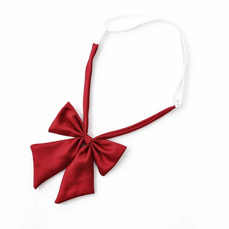 Japanese JK Uniform Bow Tie Women's Solid Color Shirt Sailor Suit College Wind Bow School Uniform Red Calamus Bow Tie Red
Japanese JK Uniform Bow Tie Women's Solid Color Shirt Sailor Suit College Wind Bow School Uniform Red Calamus Bow Tie Red