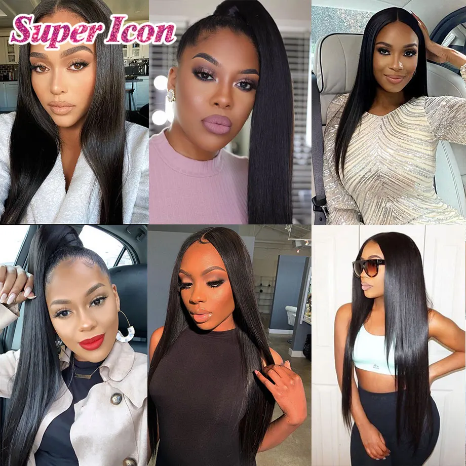 Straight Human Hair Bundles With Frontal Brazilian Weaving Natural Hair Extensions 4 Bundles With Frontal Unprocessed Super Icon
Straight Human Hair Bundles With Frontal Brazilian Weaving Natural Hair Extensions 4 Bundles With Frontal Unprocessed Super Icon