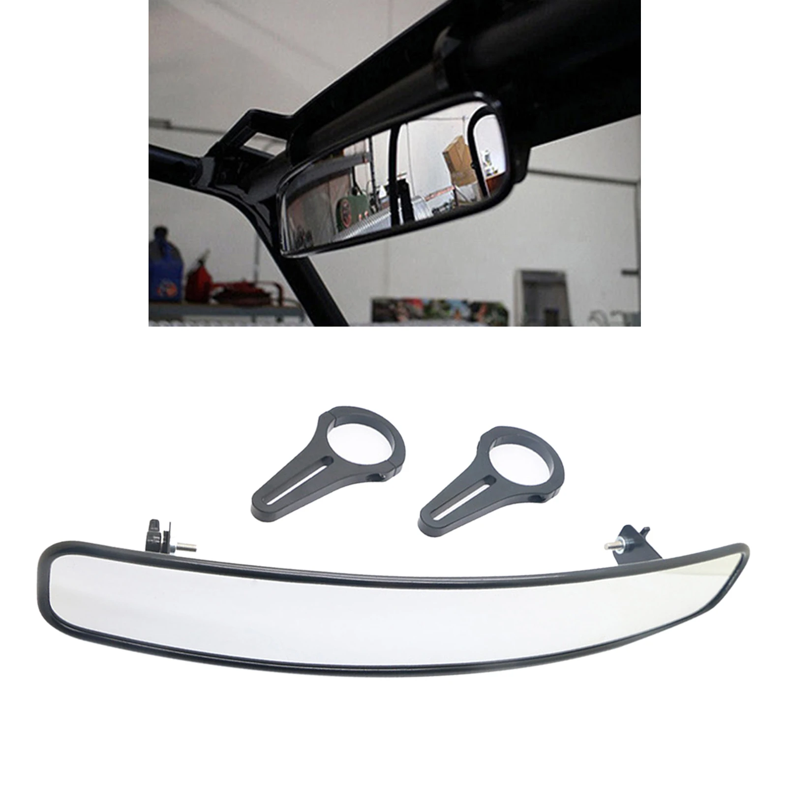 Wide Race RearView Mirror with 1.75" Clamps Convex Design Compatible with Polaris ALL RZR 900 1000 PRO XP
Wide Race RearView Mirror with 1.75" Clamps Convex Design Compatible with Polaris ALL RZR 900 1000 PRO XP
