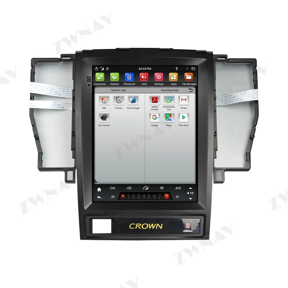 Tesla screen Android 9.0 Car Multimedia Player For Toyota Crown 2005-2009 GPS Navigation Auto video audio radio stereo head unit 
Tesla screen Android 9.0 Car Multimedia Player For Toyota Crown 2005-2009 GPS Navigation Auto video audio radio stereo head unit