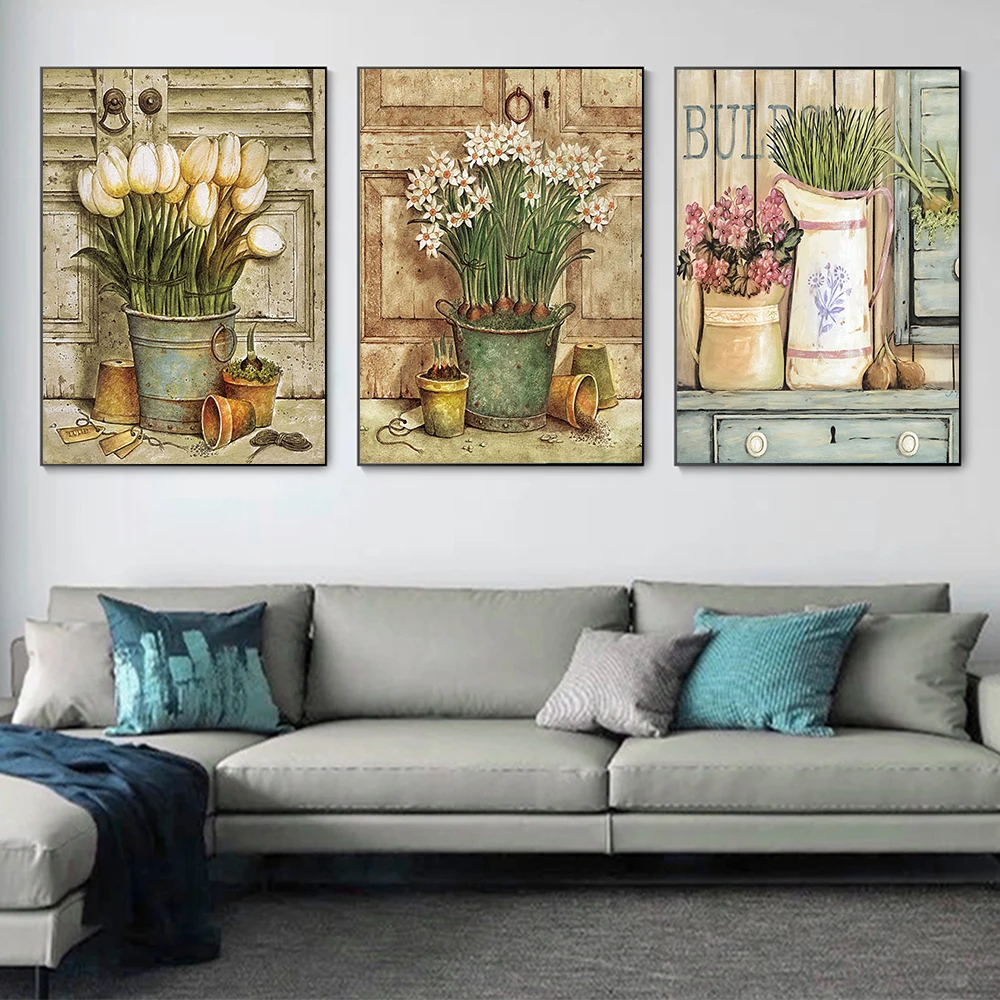 European Retro Plant Flower Potted Plants Canvas Paintings Posters and Prints Vintage Plants Wall Art Pictures Room Home Decor
European Retro Plant Flower Potted Plants Canvas Paintings Posters and Prints Vintage Plants Wall Art Pictures Room Home Decor