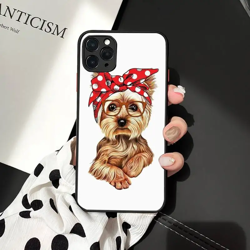Phone Case For iPhone 12 11 Mini Pro XR XS Max 7 8 Plus X yorkshire terrier small dog Matte transparent cover
Phone Case For iPhone 12 11 Mini Pro XR XS Max 7 8 Plus X yorkshire terrier small dog Matte transparent cover