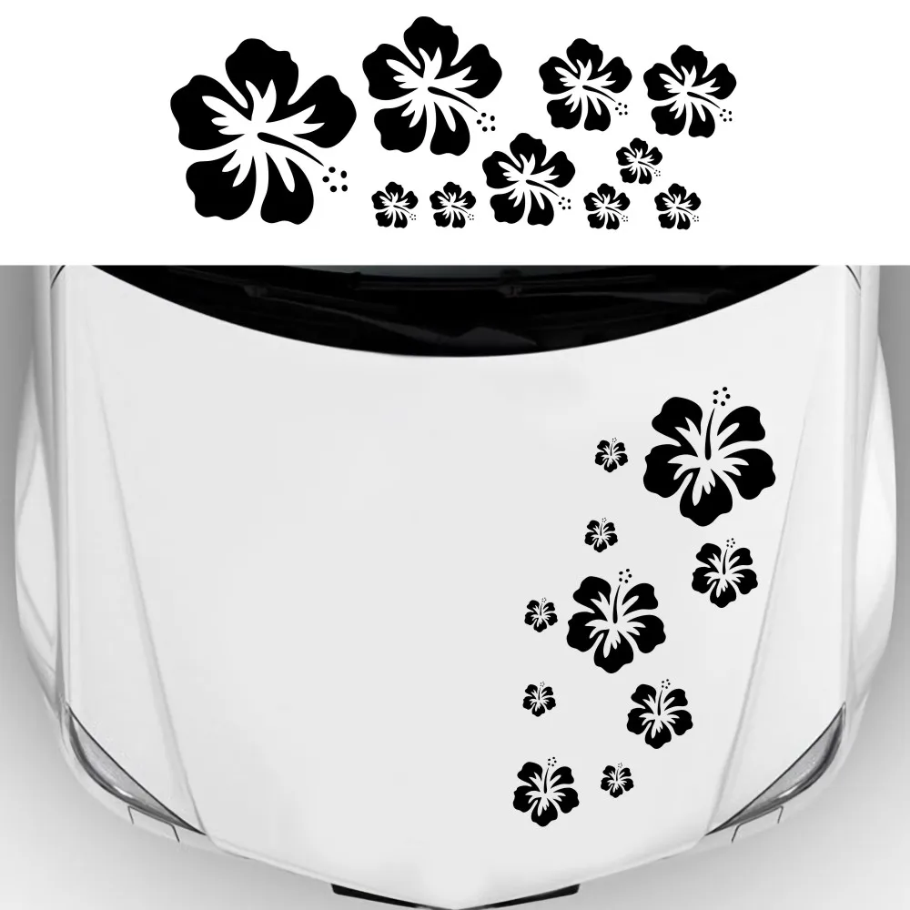 10PCS beautiful hibiscus car stickers motorcycle DIY modelling adornment door waist line hood vinyl window glass accessories
10PCS beautiful hibiscus car stickers motorcycle DIY modelling adornment door waist line hood vinyl window glass accessories