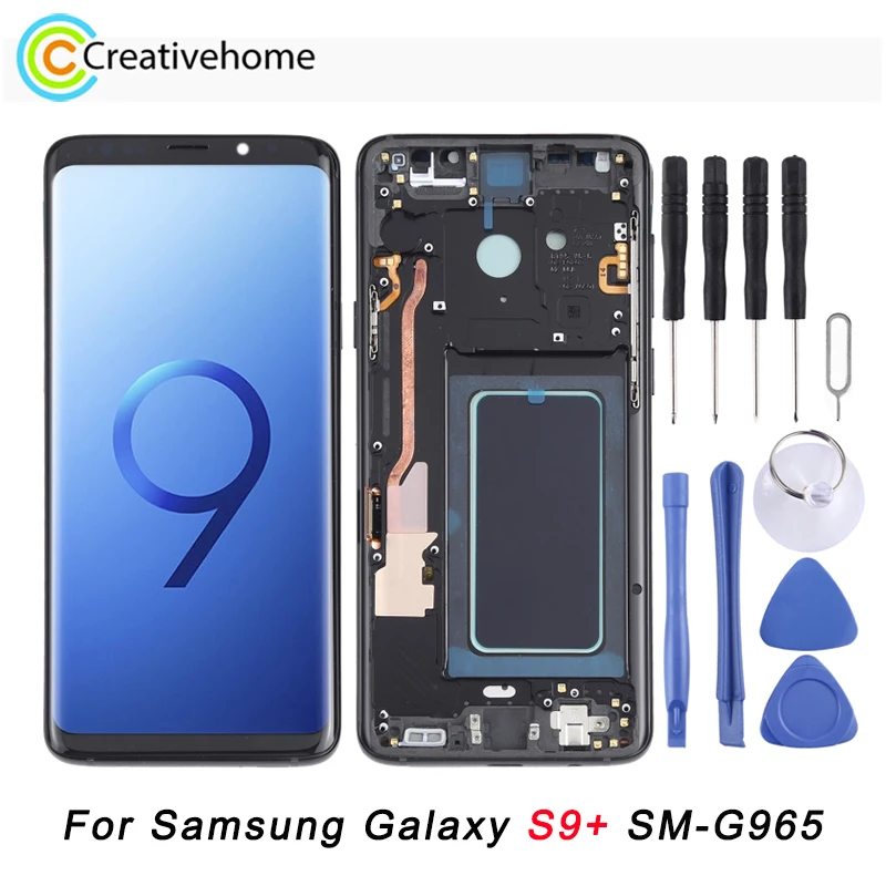 ЖК-экран и дигитайзер из органического светодиода в сборе с рамкой для Samsung Galaxy S9 + (Galaxy S9 Plus)
ЖК-экран и дигитайзер из органического светодиода в сборе с рамкой для Samsung Galaxy S9 + (Galaxy S9 Plus)