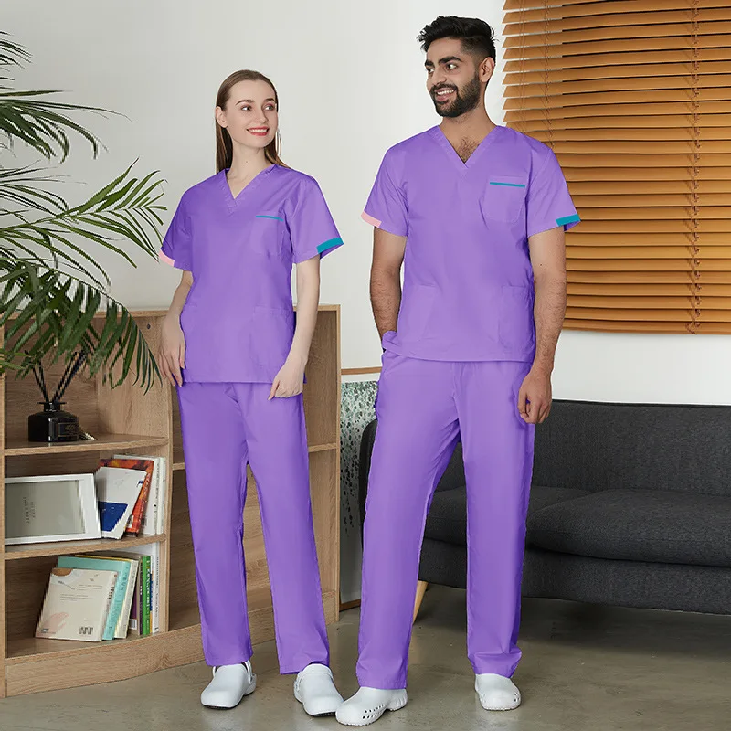 Hospital chlorine bleach resistant and high temperature resistant hand washing clothes split suit short sleeve hand brush clothe
Hospital chlorine bleach resistant and high temperature resistant hand washing clothes split suit short sleeve hand brush clothe
