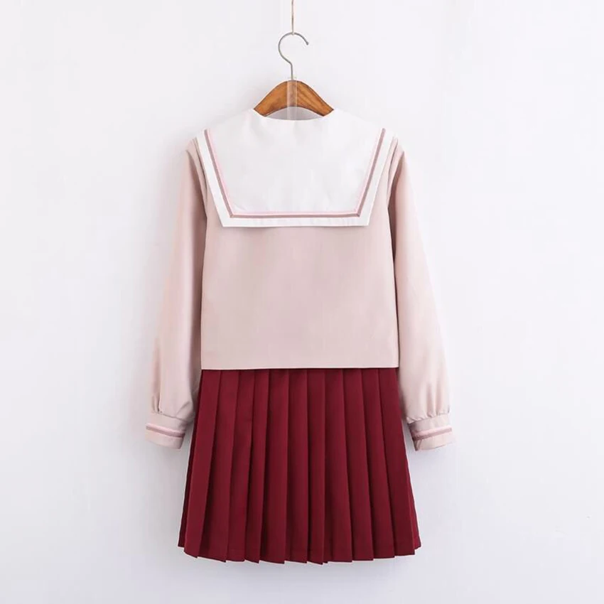 Sakura Japanese School Uniform Women Style Anime Skirts Kawaii Girls Cosplay Sailor Korean Full Sleeve Japan Collar Clothing
Sakura Japanese School Uniform Women Style Anime Skirts Kawaii Girls Cosplay Sailor Korean Full Sleeve Japan Collar Clothing