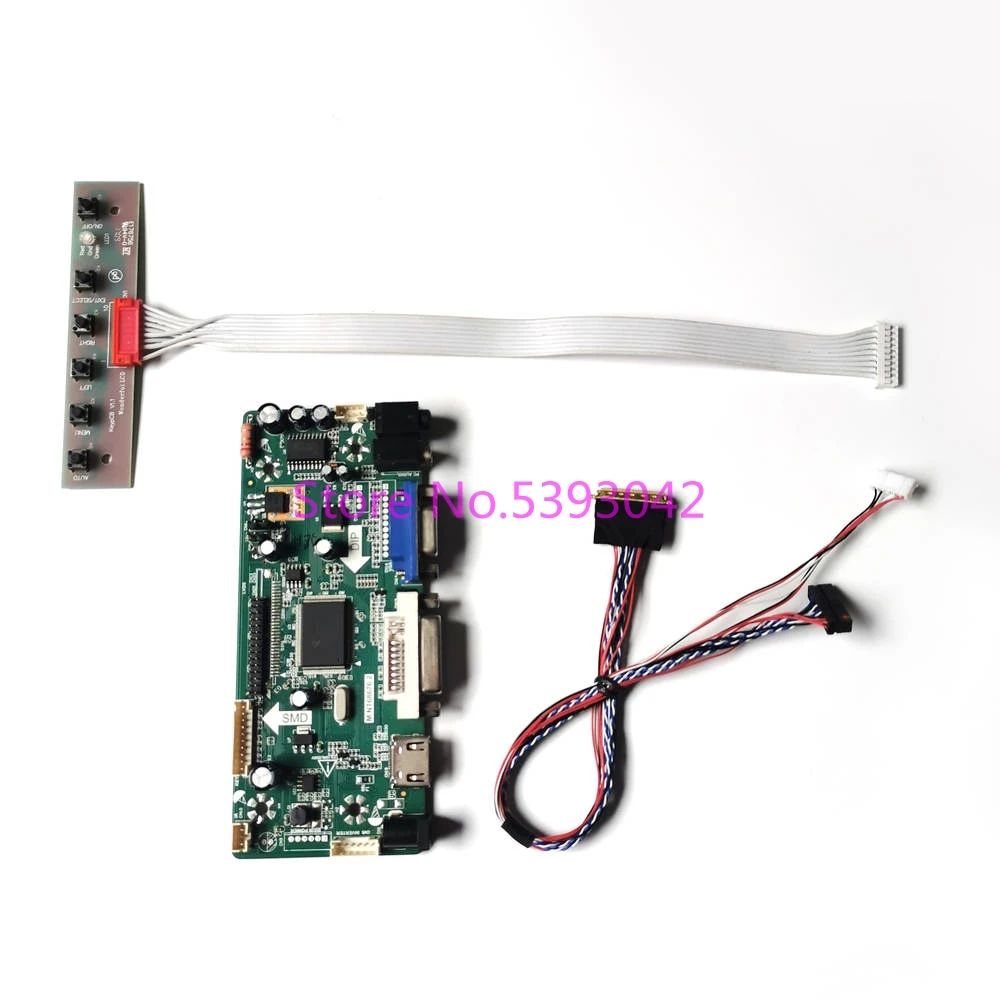 Fit LP140WH4 (TL)(C1)/(TL)(D1)/(TL)(N1)/(TL)(N2) 1366*768 14" VGA DVI LVDS 40Pin LCD panel WLED screen controller board kit
Fit LP140WH4 (TL)(C1)/(TL)(D1)/(TL)(N1)/(TL)(N2) 1366*768 14" VGA DVI LVDS 40Pin LCD panel WLED screen controller board kit
