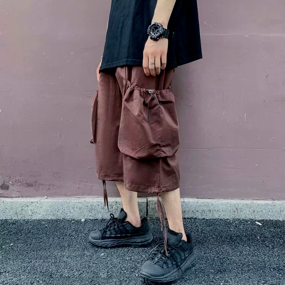 Mens Casual Cargo Shorts, Thin Sports Men's Cropped Trousers Large Pockets Casual Pants
Mens Casual Cargo Shorts, Thin Sports Men's Cropped Trousers Large Pockets Casual Pants