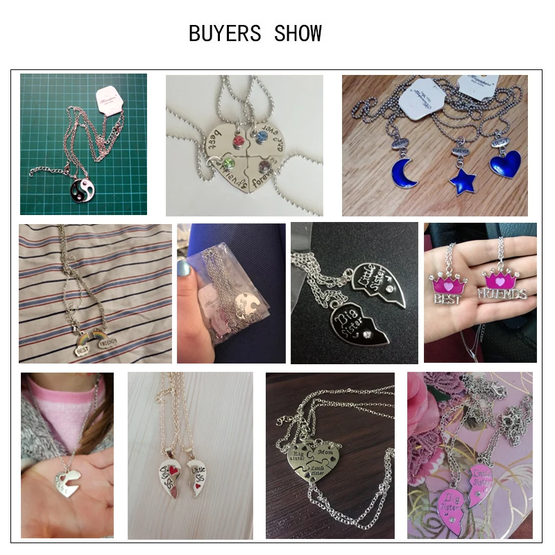 Necklace Female Best Friend Pendant Mixed Style Puzzle Love Star Crown Alloy Metal Chain Student Friendship Jewelry Jewelry Gift
Necklace Female Best Friend Pendant Mixed Style Puzzle Love Star Crown Alloy Metal Chain Student Friendship Jewelry Jewelry Gift