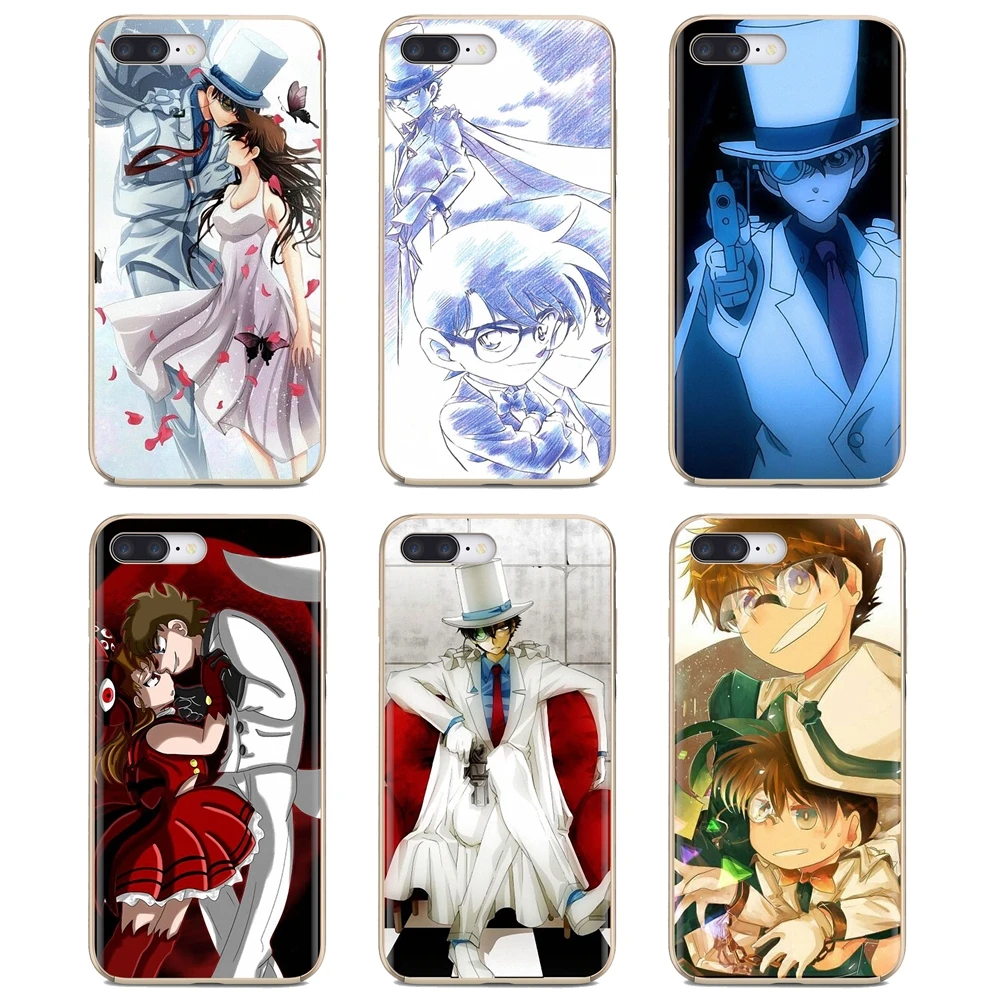 For Samsung Galaxy A10 A30 A40 A50 A60 A70 S6 Active Note 10 Plus Edge M30 Soft Bag Case Magic Kaito Kid the Phantom Thief Anime | Мобильные