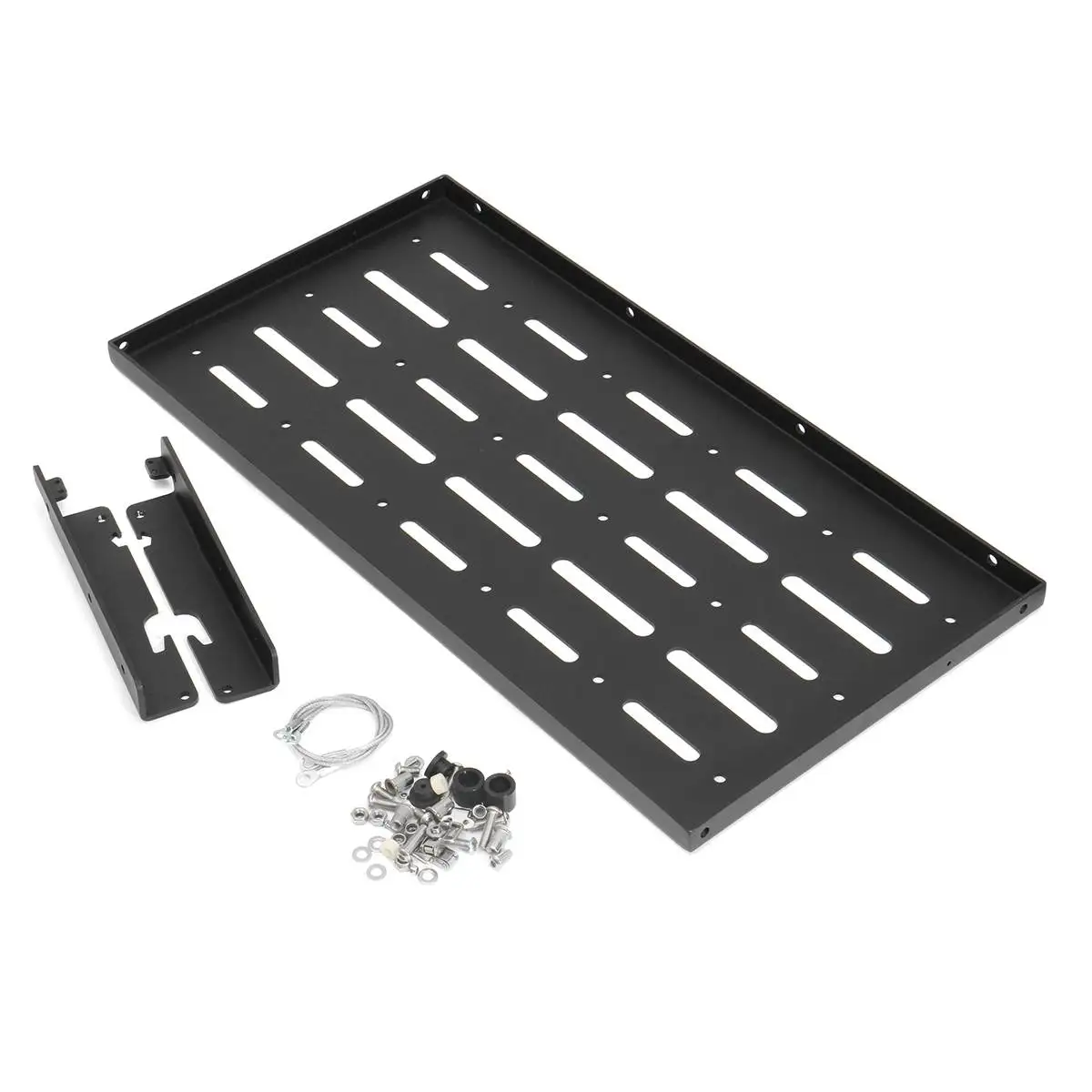 Alloy Matte Black Rear Trunk Door Mounting Tray Foldable Back Shelf Stand Fit for Jeep Wrangler JK 2007-2017
Alloy Matte Black Rear Trunk Door Mounting Tray Foldable Back Shelf Stand Fit for Jeep Wrangler JK 2007-2017