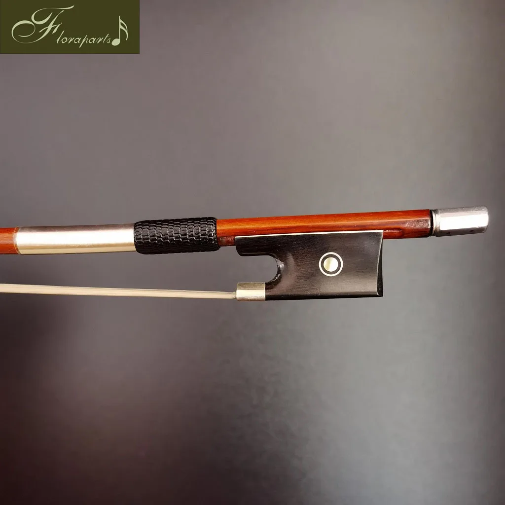 Floraparts Violin Bow Copy Vuillaume,Jean-Baptiste Pernambuco Round Stick Antiqued Ebony Frog With Paris Eyes Silver Parts FPZ08
Floraparts Violin Bow Copy Vuillaume,Jean-Baptiste Pernambuco Round Stick Antiqued Ebony Frog With Paris Eyes Silver Parts FPZ08