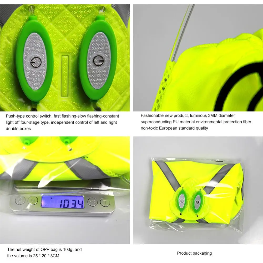NEW LED Wireless Cycling Bike Bag Safety LED Turn Signal Light Vest Bicycle Reflective Warning Vest Outdoor Night Sport Backpack
NEW LED Wireless Cycling Bike Bag Safety LED Turn Signal Light Vest Bicycle Reflective Warning Vest Outdoor Night Sport Backpack