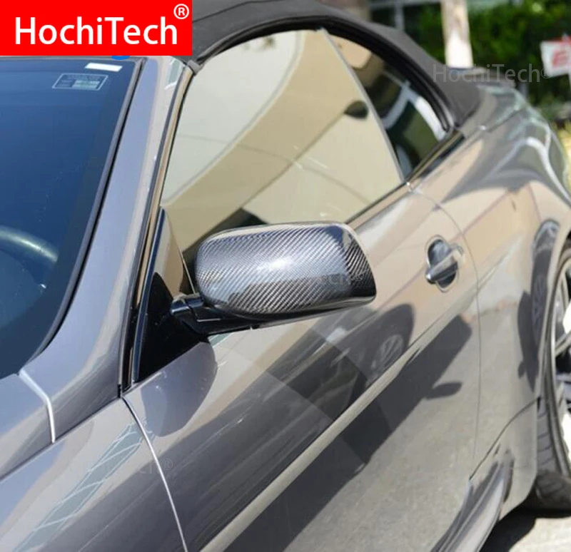 Для BMW 6 серии E63 645Ci 630i 650i coupe 2004 2006 100% реальное углеродное волокно зеркальные