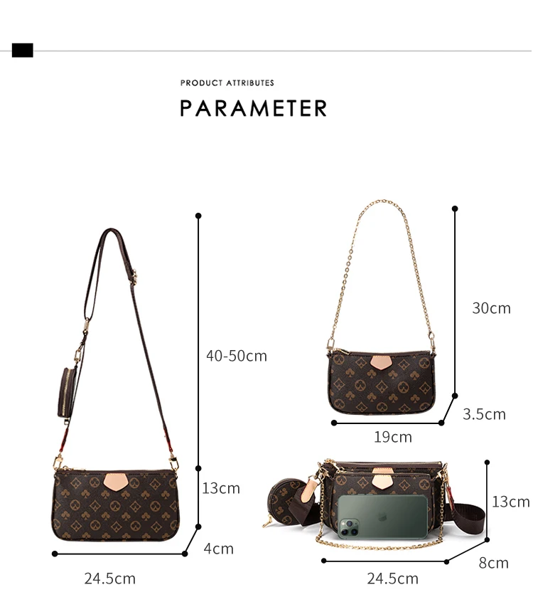 Famous Brand Bag Luxury Crossbody Bag 3-in-1 Vintage Handbag PU Leather Tote Bags Fashion Majhong Bag 2021 for Women
Famous Brand Bag Luxury Crossbody Bag 3-in-1 Vintage Handbag PU Leather Tote Bags Fashion Majhong Bag 2021 for Women