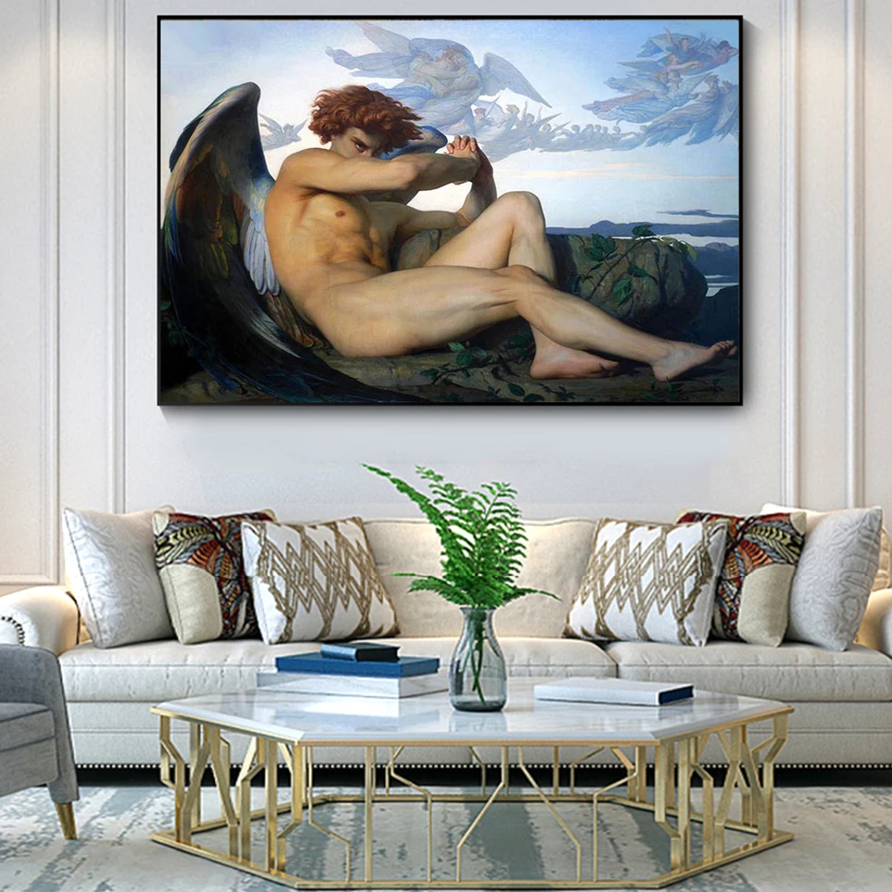 Canvas Print Alexandre Cabanel Fallen Angel Oil Painting Canvas Poster Christian Religious Wall Artist Home Decoration Picture
Canvas Print Alexandre Cabanel Fallen Angel Oil Painting Canvas Poster Christian Religious Wall Artist Home Decoration Picture