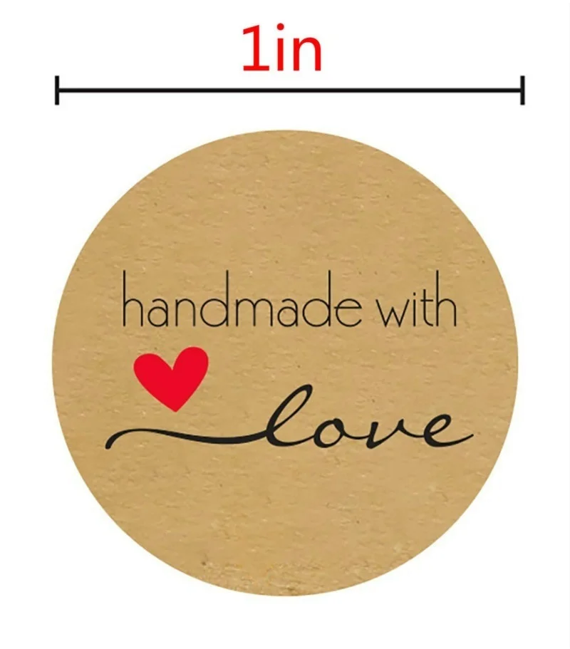 500pcs Inch Round Natural Kraft Handmade with Love Stickers Thank You Stickers for Wedding Party Scrapbooking Decoration Sticker
500pcs Inch Round Natural Kraft Handmade with Love Stickers Thank You Stickers for Wedding Party Scrapbooking Decoration Sticker