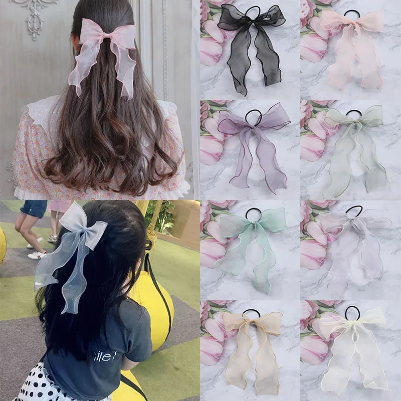 Fashion Barrette Bow Streamer Hair Scrunchies Elastic Hair Band Satin Ribbon Super Fairy Organza Girl Streamer Hair Accessories
Fashion Barrette Bow Streamer Hair Scrunchies Elastic Hair Band Satin Ribbon Super Fairy Organza Girl Streamer Hair Accessories